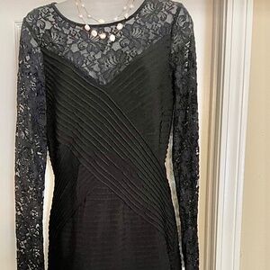 Calvin Klein Elegant Black LACE  Dress - size M